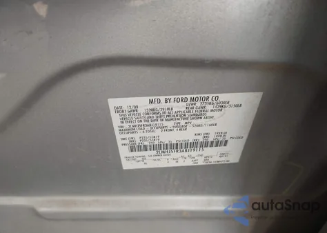 2010 Lincoln Mkt из США, поврежденный, VIN 2LMHJ5FR3ABJ19115